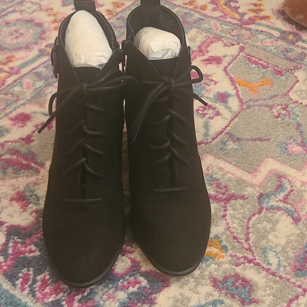 Brand new black ankle bootie